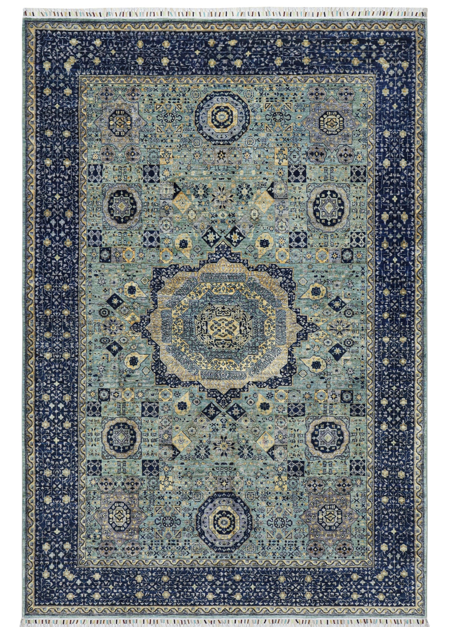 Mamluk Hand Knotted Rug - 3.05*2.06
