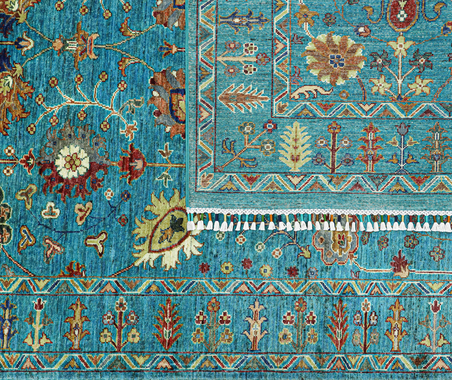 Sultani Aqua Blue Rug - 2.01*1.57