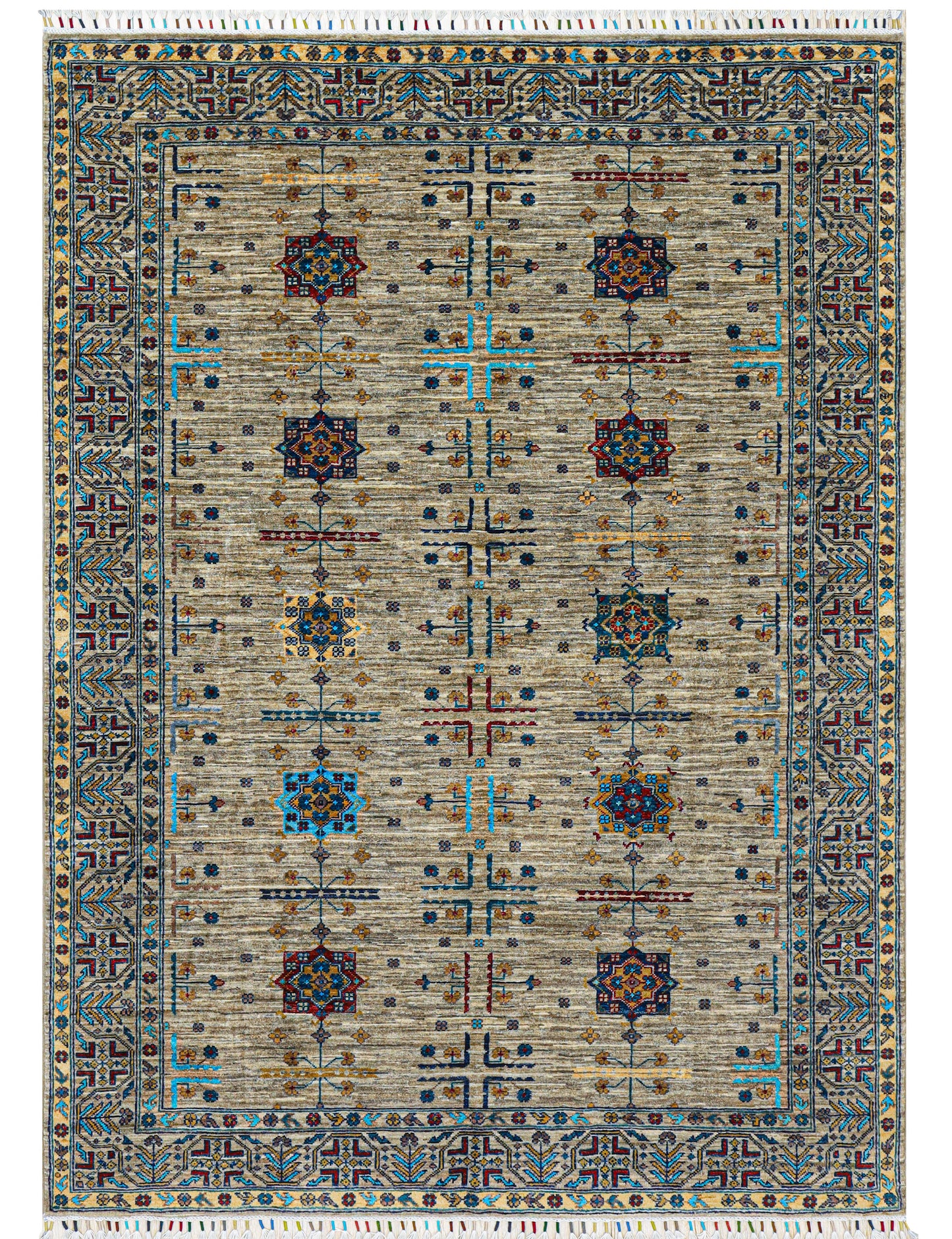 Bukhara Hand Knotted Rug - 2.41*1.75