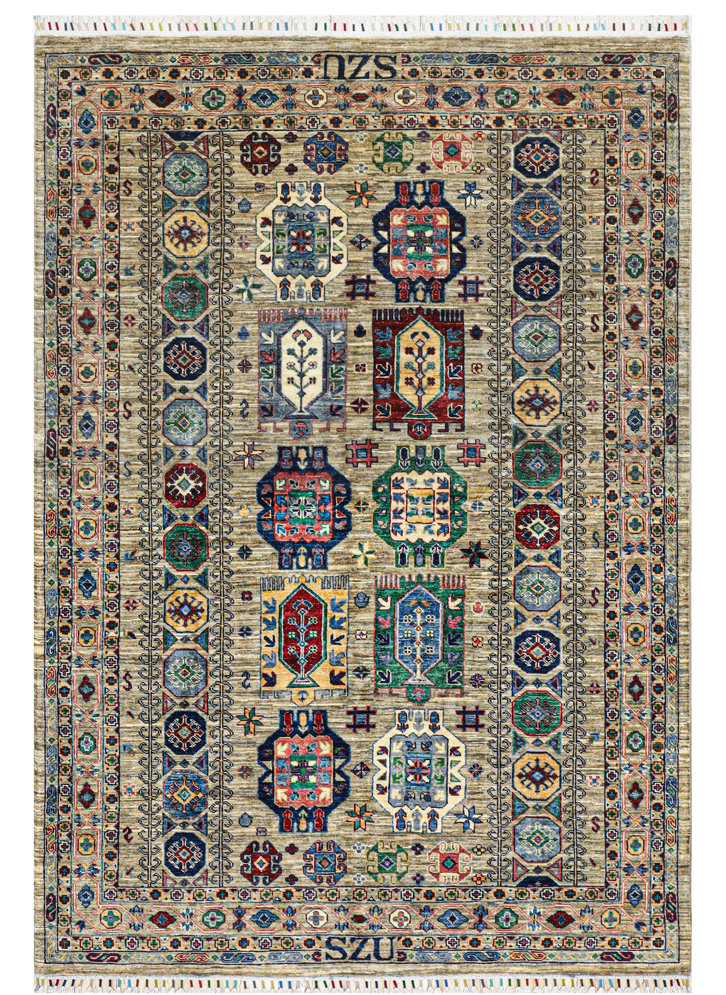Waziri Hand Knotted Rug - 2.44*1.71