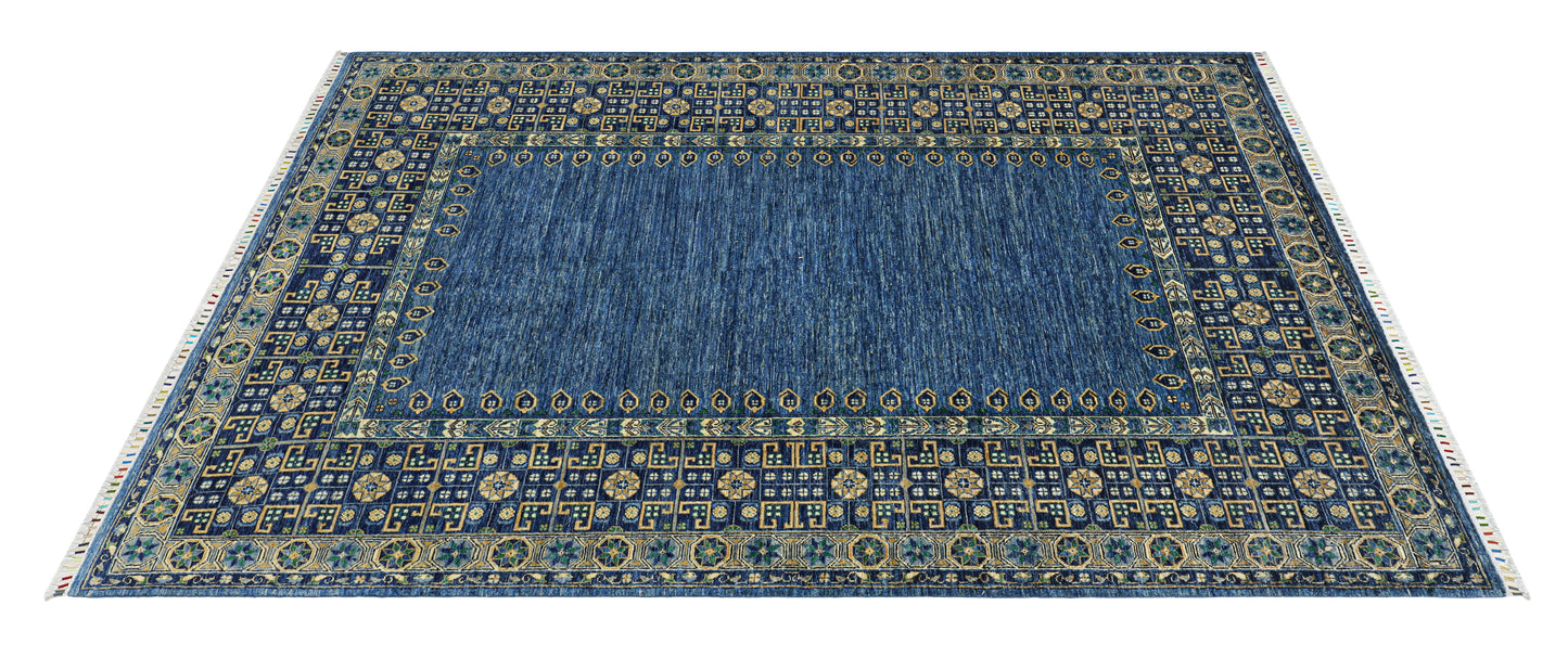 Shahi Design Blue Hand Knotted Rug - 3.05*2.00