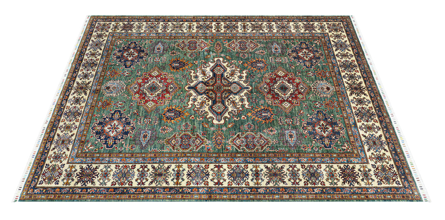 Supreme Kazak Green Rug - 3.10*2.45