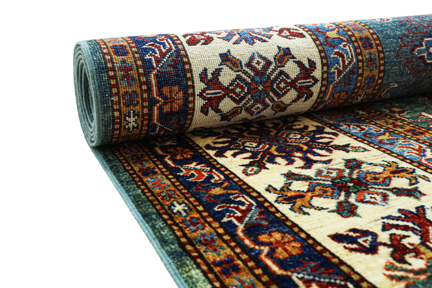 Supreme Kazak Green Rug - 3.10*2.45
