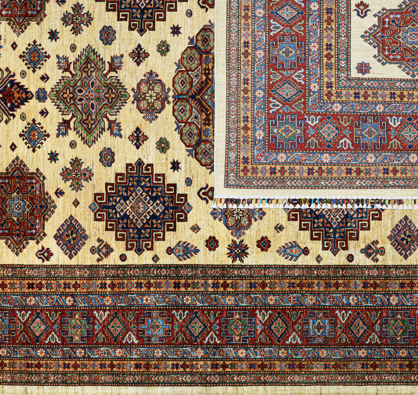Supreme Kazak Creame Rug - 3.04*2.46