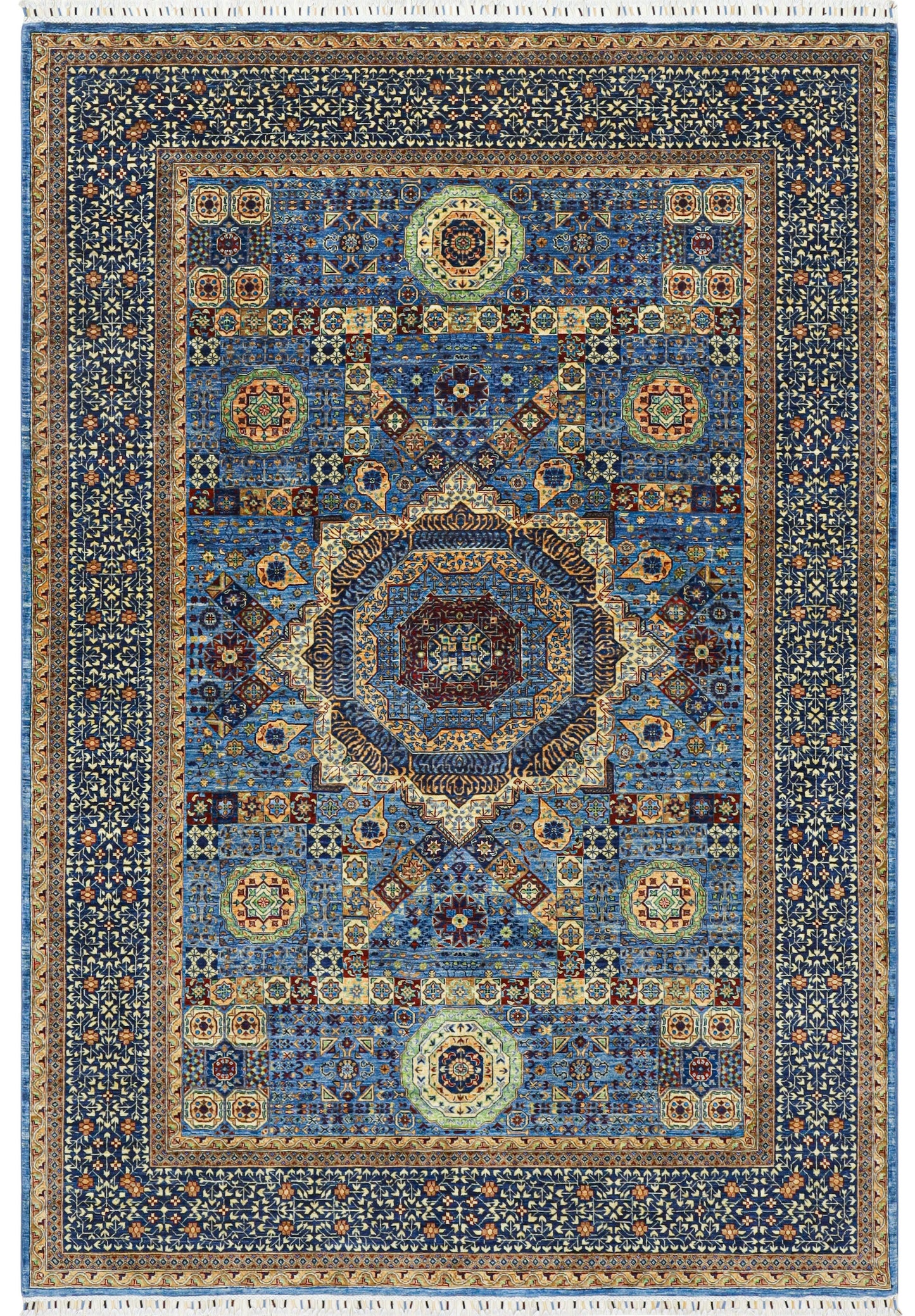 Mamluk Blue Rug - 3.00*2.00