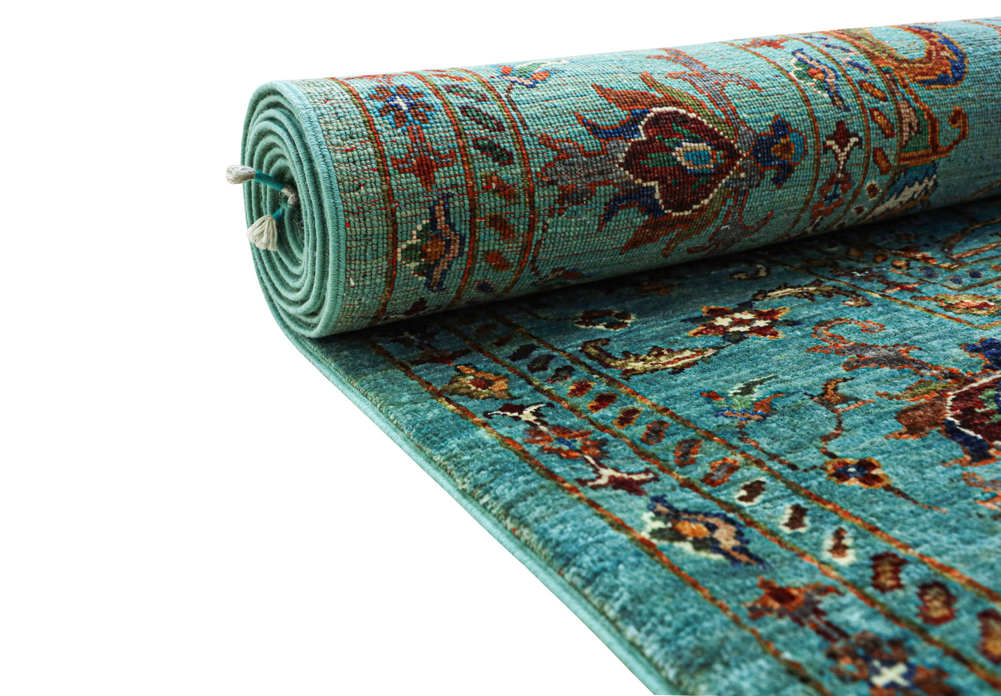 Sultani Aqua Blue Rug- 2.93*2.09