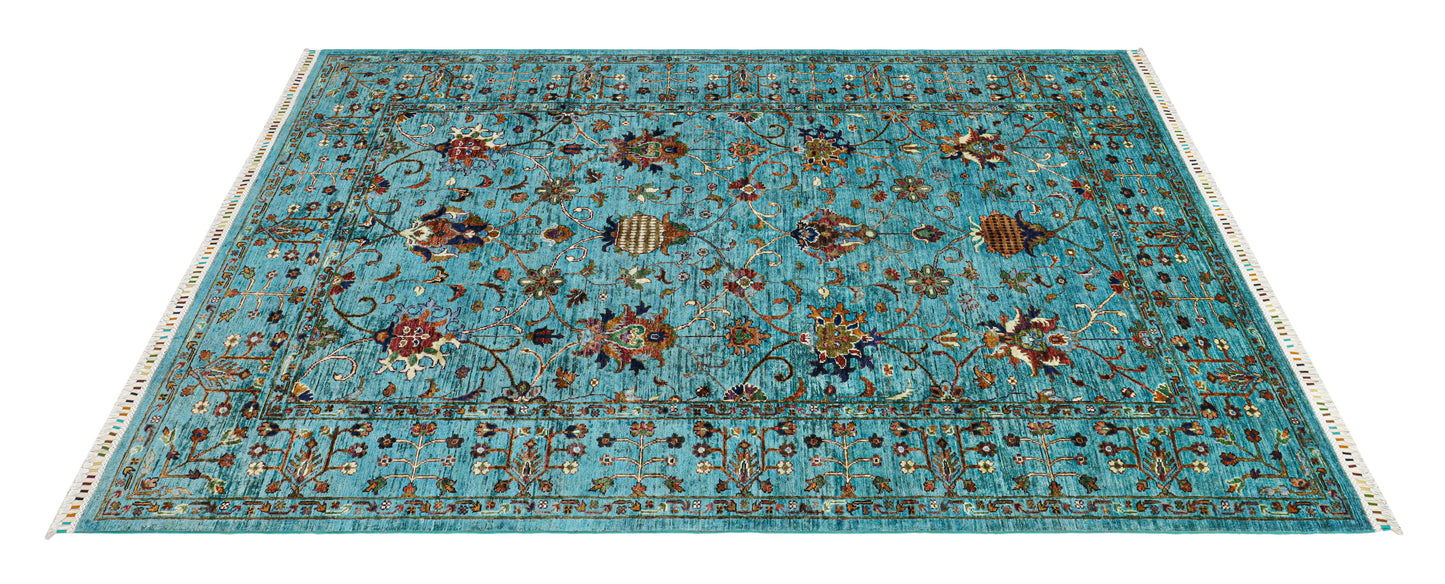 Amiri Mint Aqua Blue Rug - 2.54*1.72