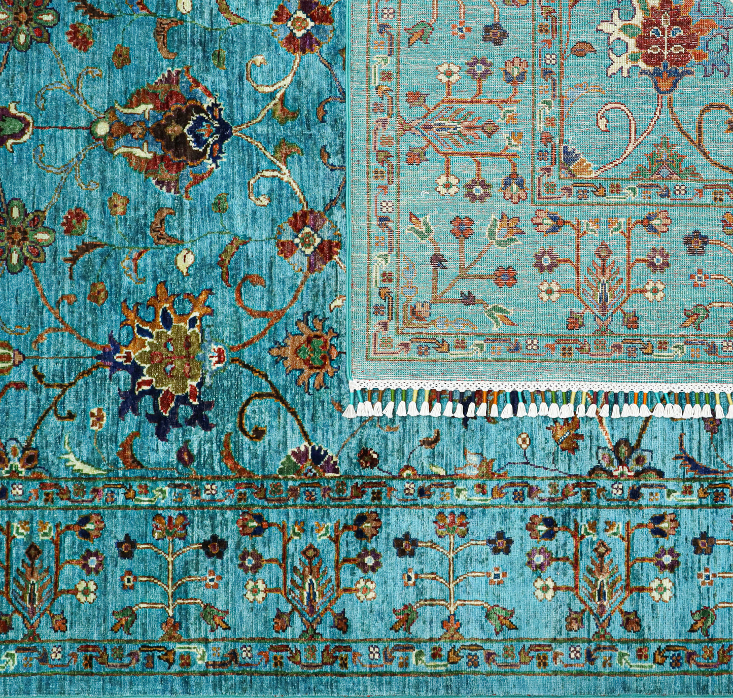 Amiri Mint Aqua Blue Rug - 2.54*1.72