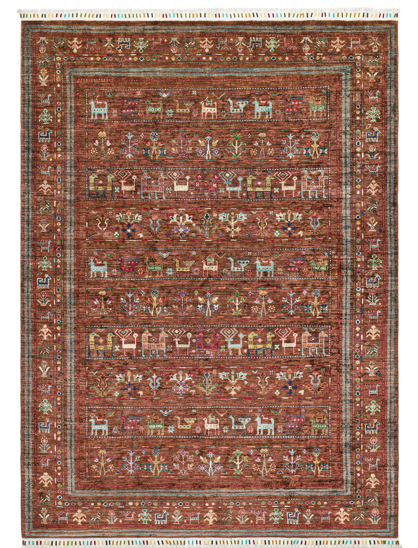 Shahi Lashkargah Hand Knotted Rug - 2.30*1.76