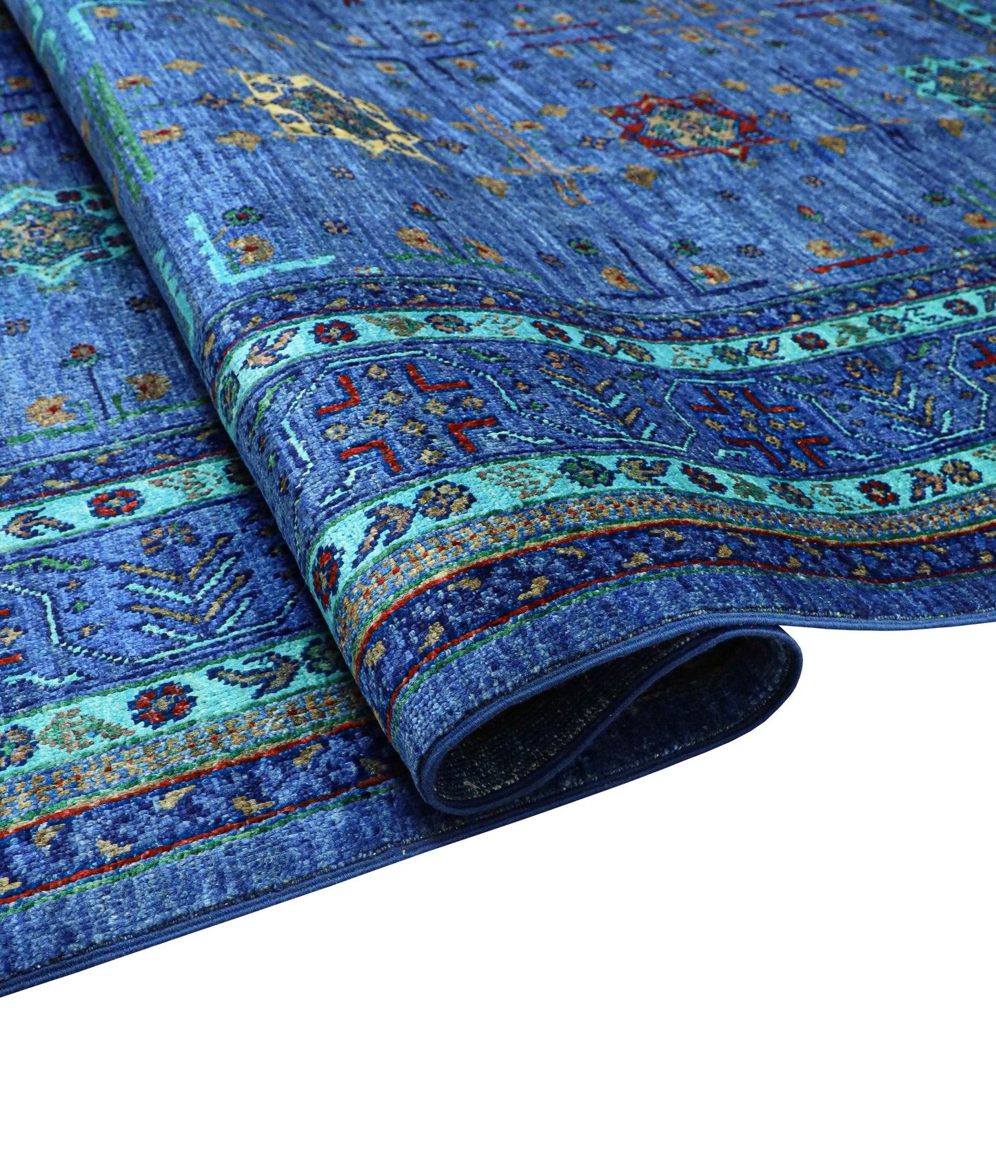 Supreme Bukhara Blue Rug - 3.03*2.47