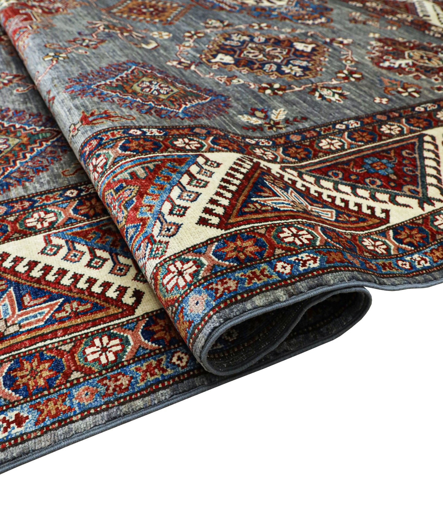 Supreme Kazak Grey Rug - 3.16*2.42