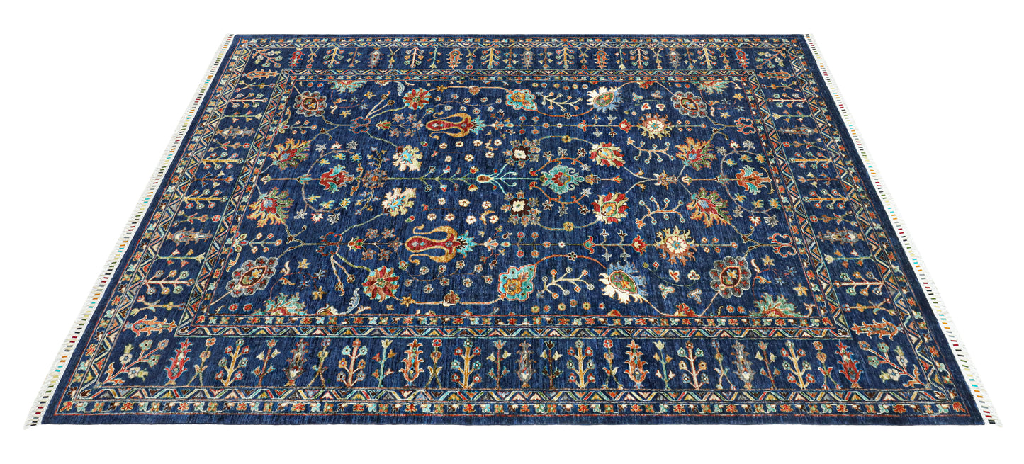 Sultani Navy Blue Rug - 2.93*2.12