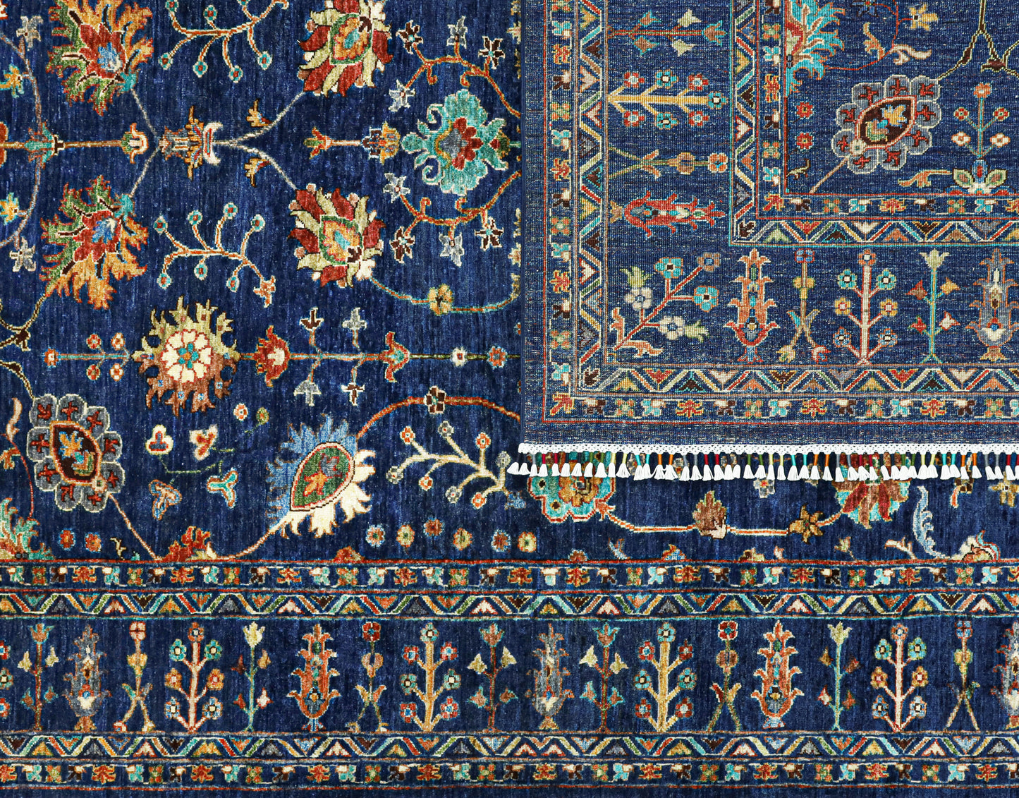 Sultani Navy Blue Rug - 2.93*2.12