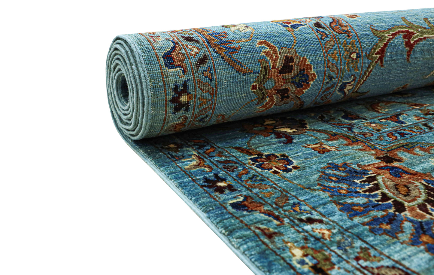 Sultani Aqua Blue Rug - 3.01*2.06