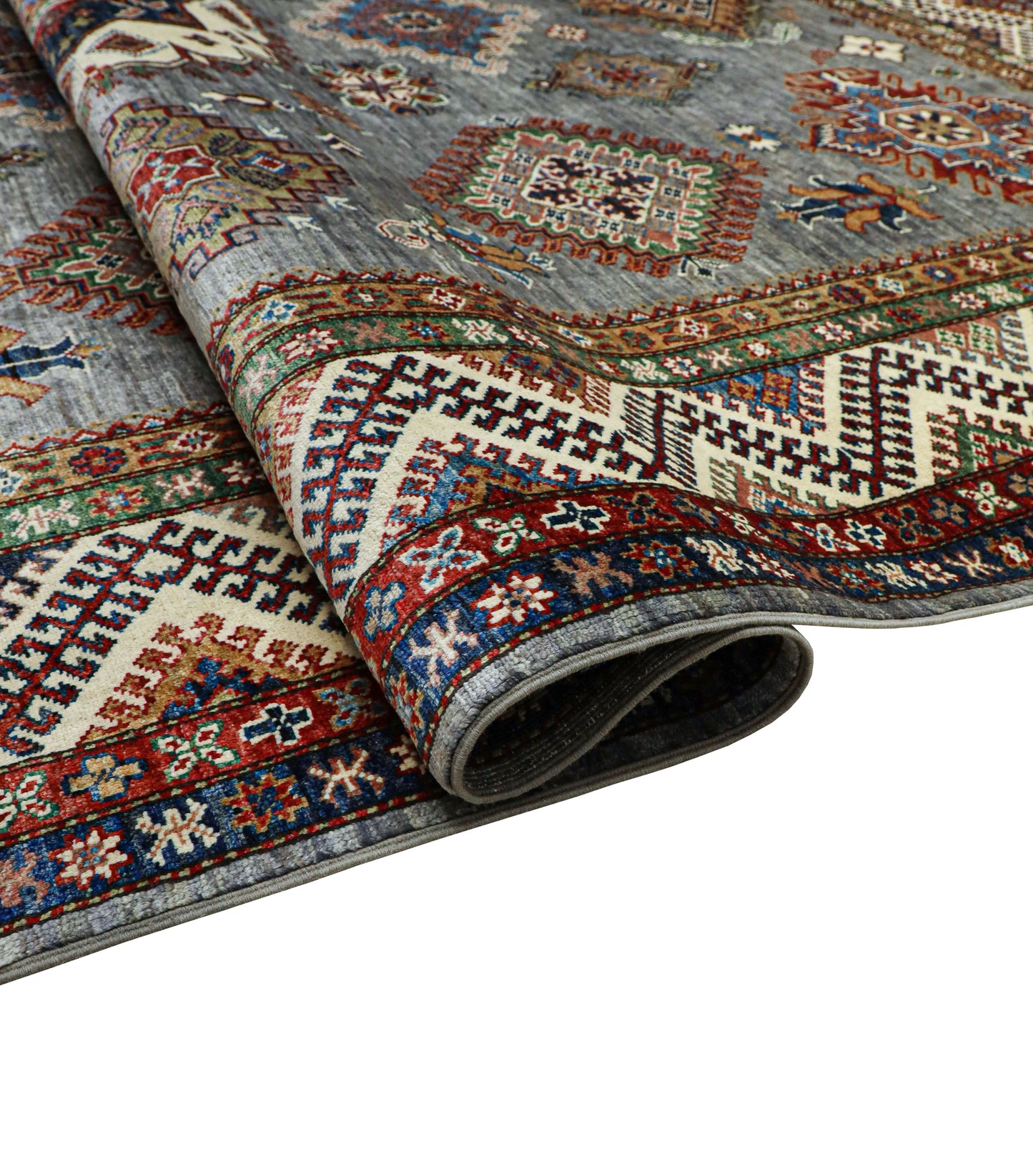 Supreme Kazak Grey Rug - 3.00*2.46