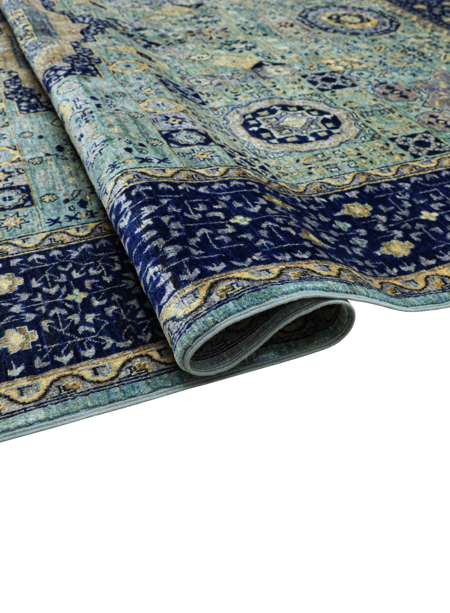 Mamluk Hand Knotted Rug - 3.28*2.01