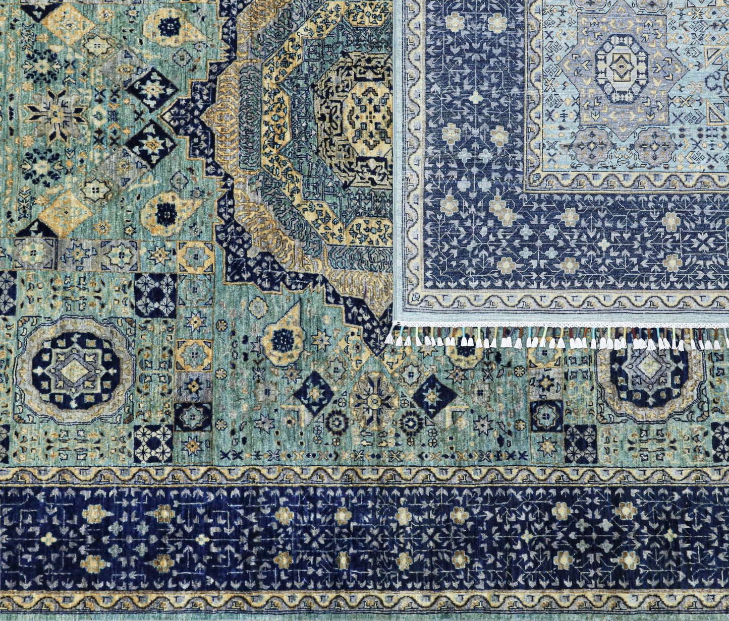 Mamluk Hand Knotted Rug - 3.28*2.01