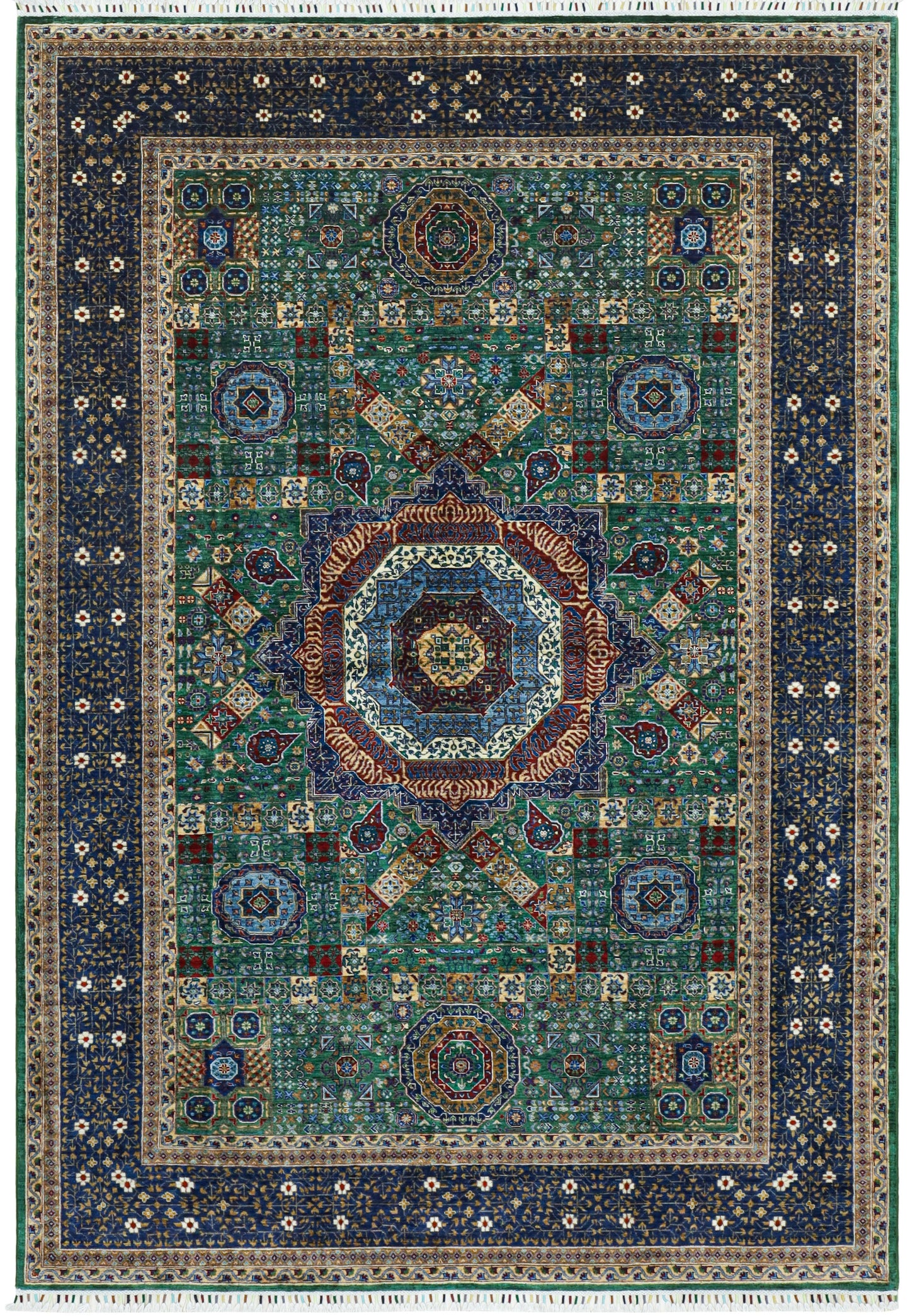Mamluk Green Rug - 2.97*2.02