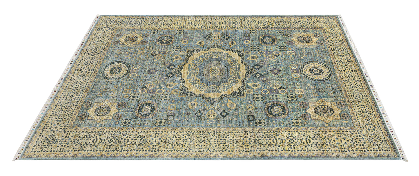 Mamluk Hand Knotted Rug - 3.15*2.03