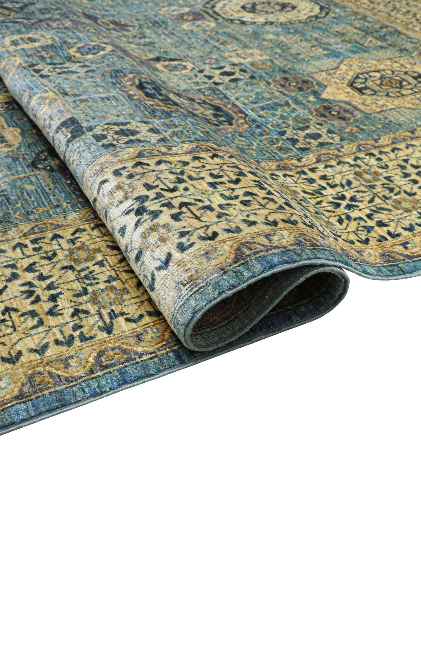 Mamluk Hand Knotted Rug - 3.15*2.03