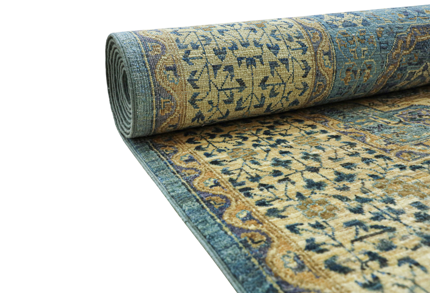 Mamluk Hand Knotted Rug - 3.15*2.03