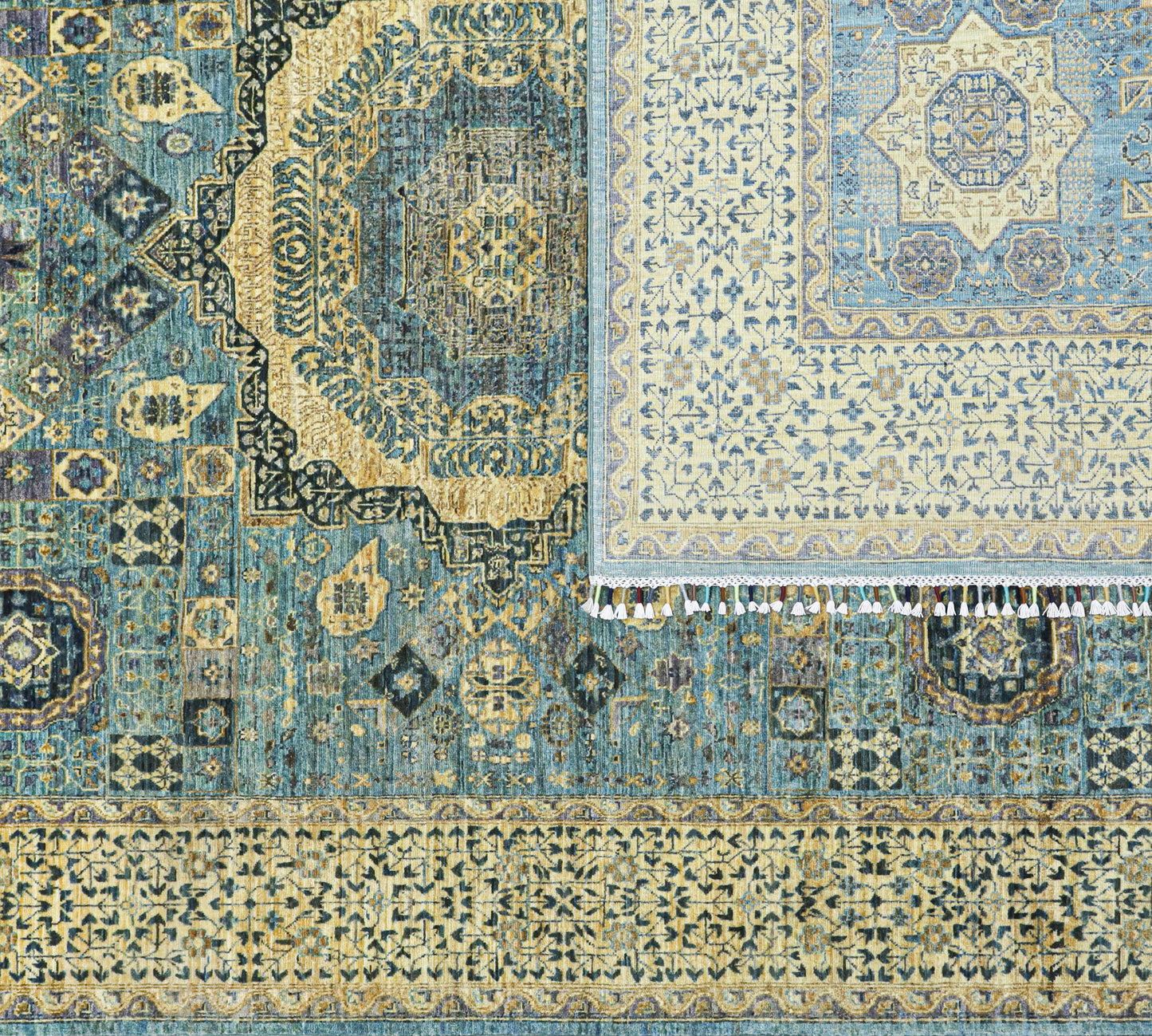Mamluk Hand Knotted Rug - 3.15*2.03