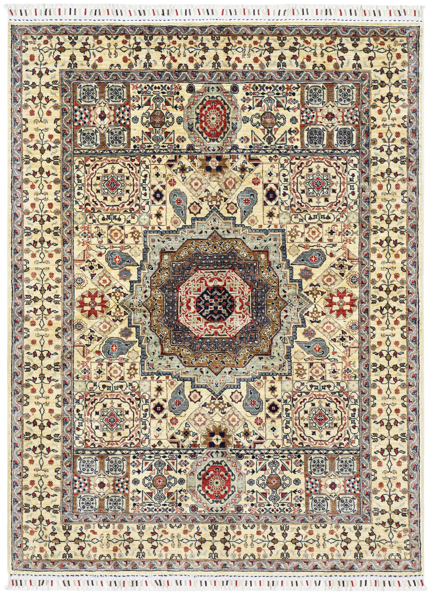 Mamluk Beige Rug - 2.02*1.48