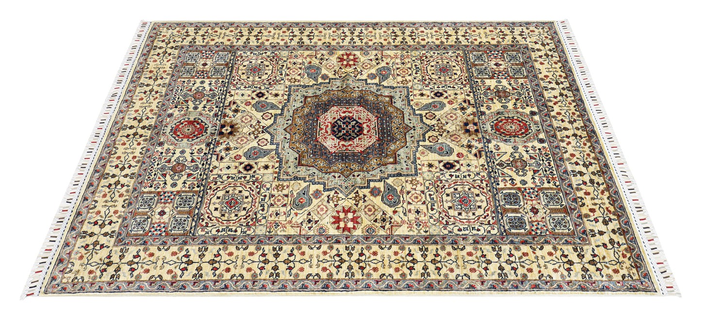 Mamluk Beige Rug - 2.02*1.48