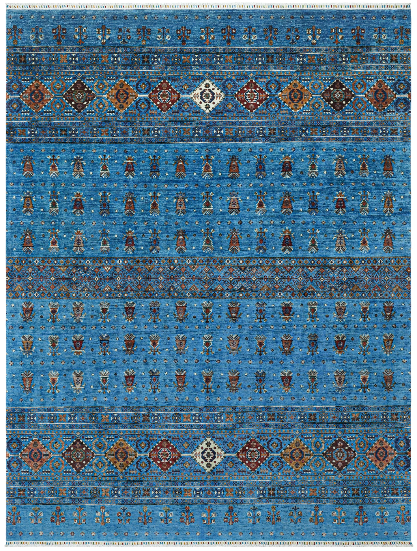 Supreme Khurjeen Blue Rug - 3.91*2.91