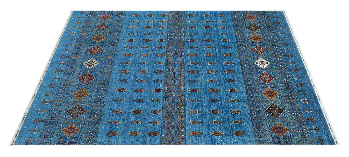 Supreme Khurjeen Blue Rug - 3.91*2.91