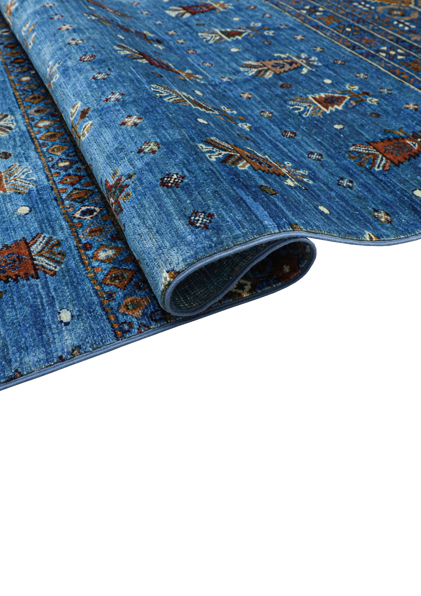 Supreme Khurjeen Blue Rug - 3.91*2.91
