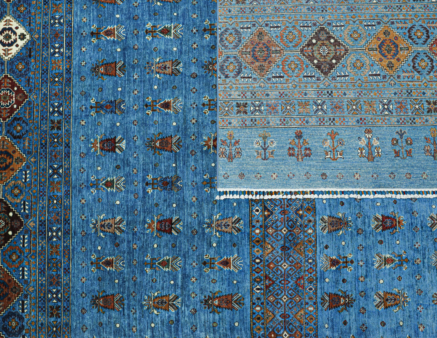 Supreme Khurjeen Blue Rug - 3.91*2.91