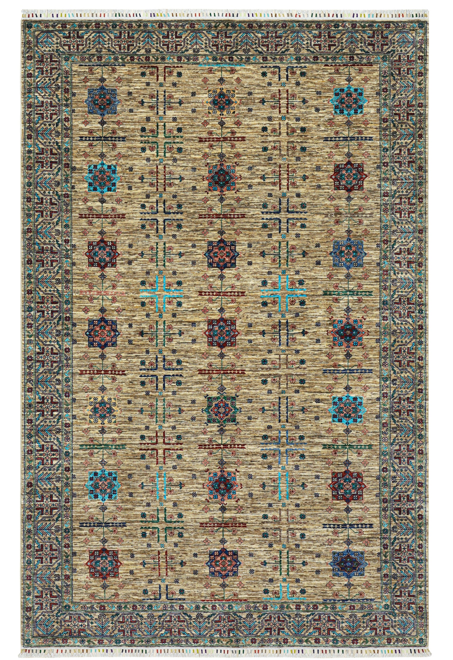Bukhara Hand Knotted Rug - 2.03*3.00