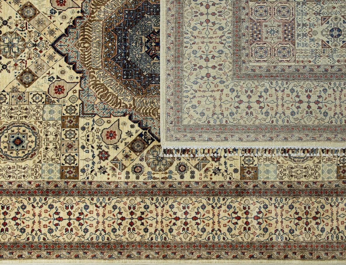 Beige Mamluk Design Rug 2.97x1.97