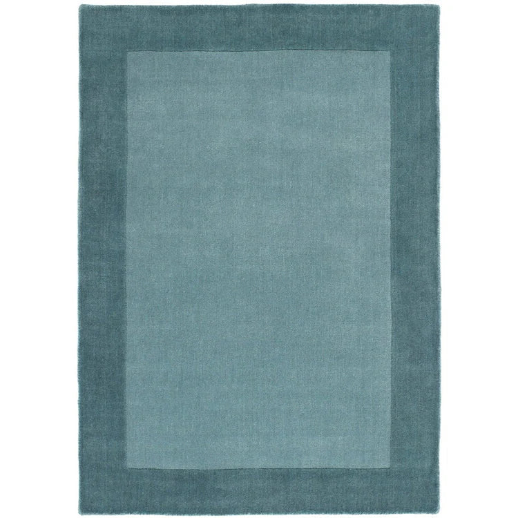 Origins Borders Duck Egg Rug