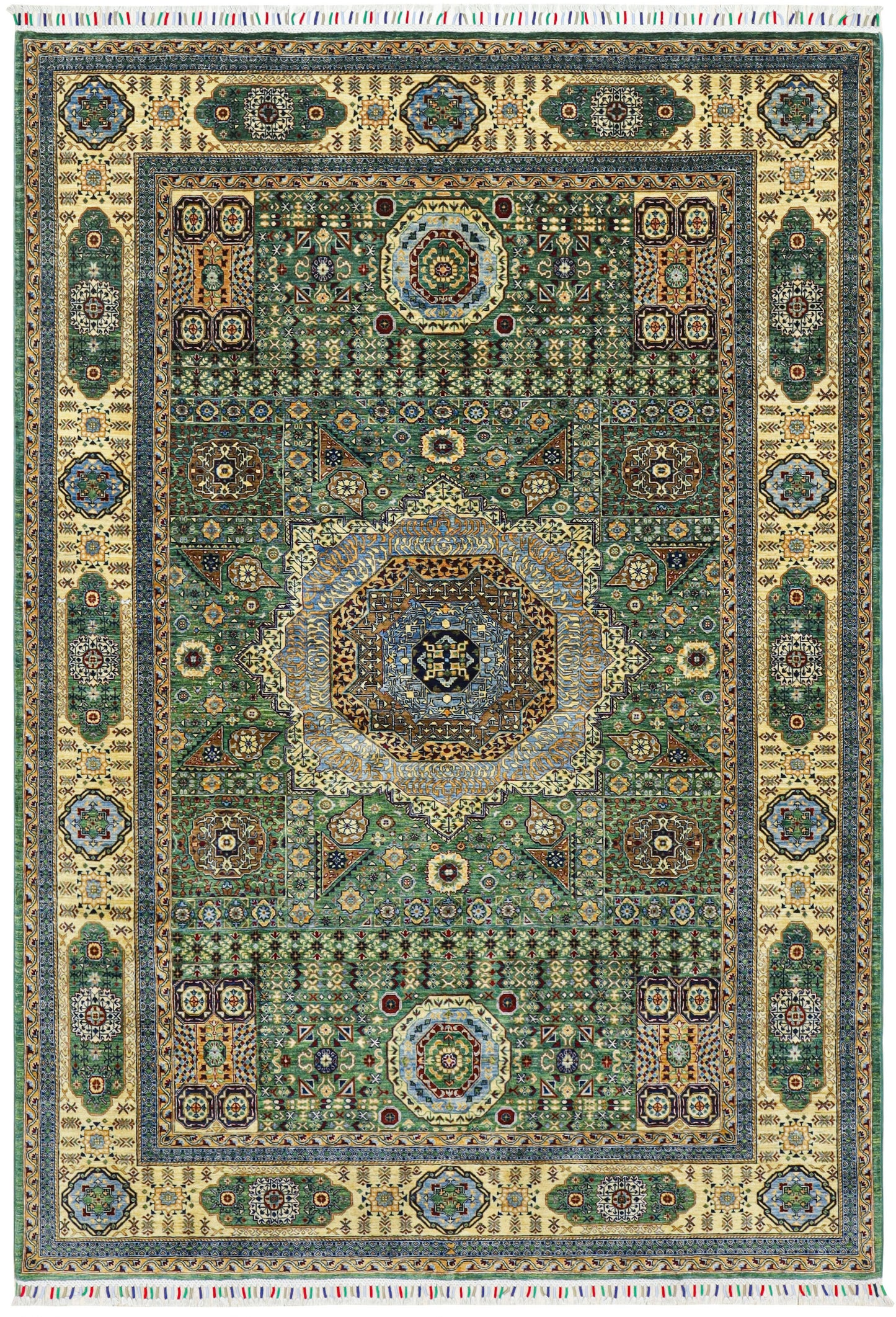 Mamluk Green Rug - 3.00*2.00