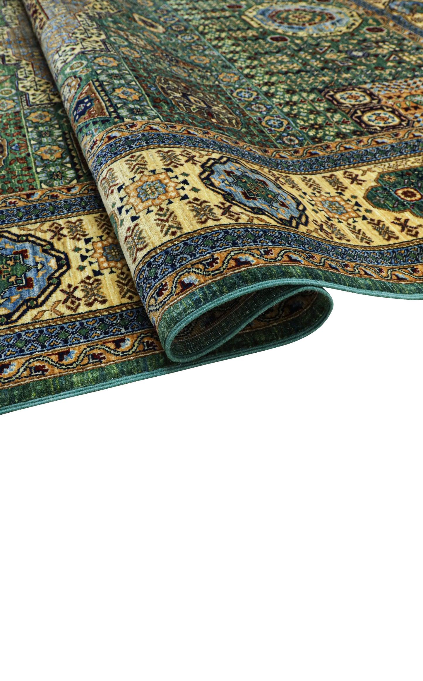 Mamluk Green Rug - 3.00*2.00