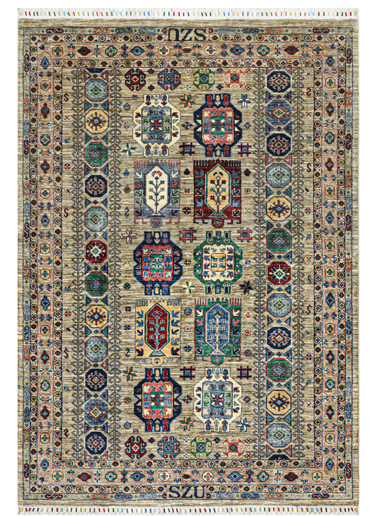 Waziri Hand Knotted Rug - 2.44*1.71