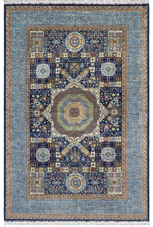 Mamluk Blue Rug - 3.00*1.90