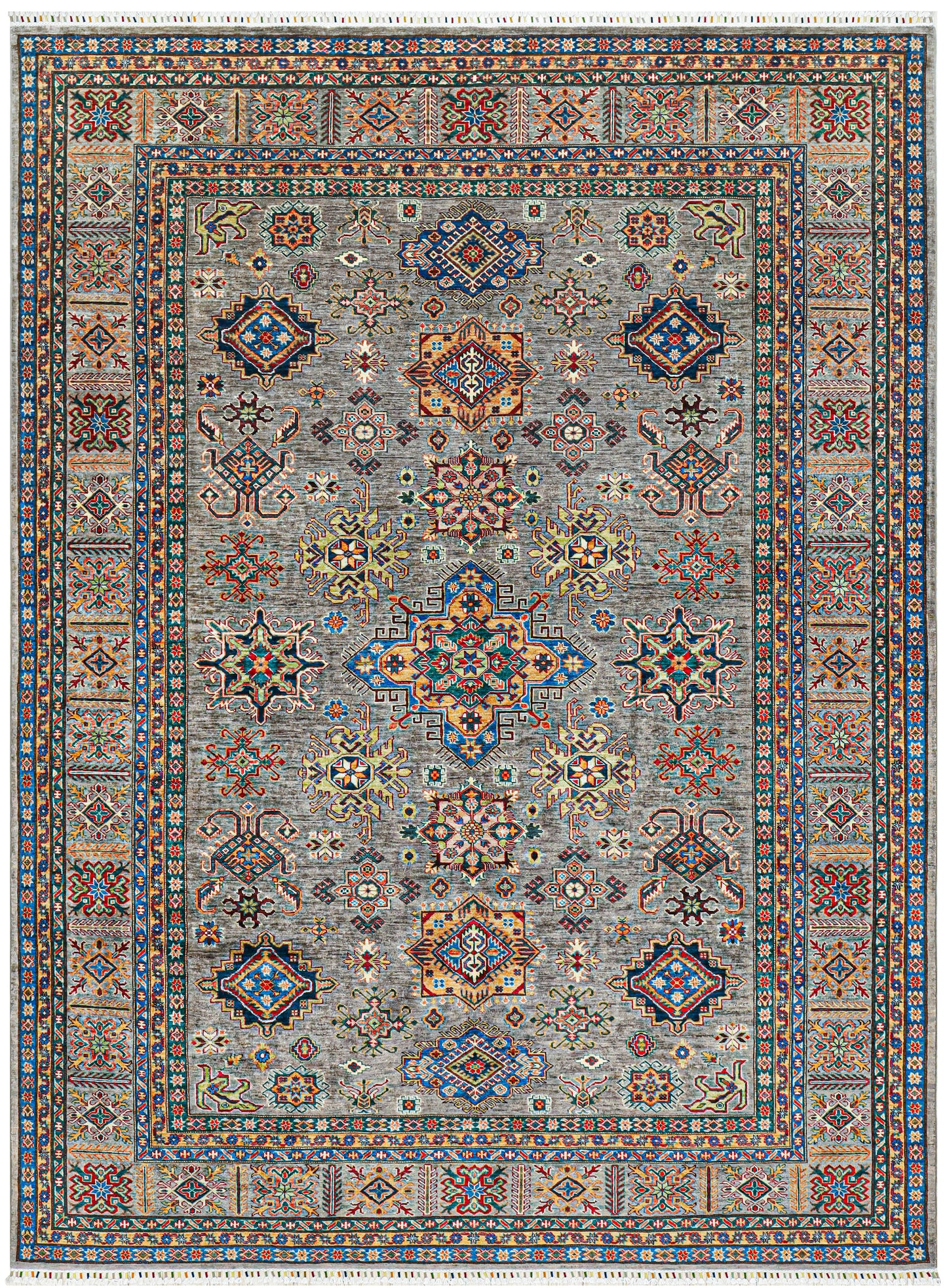 Supreme Kazak Grey Rug - 3.62*2.74