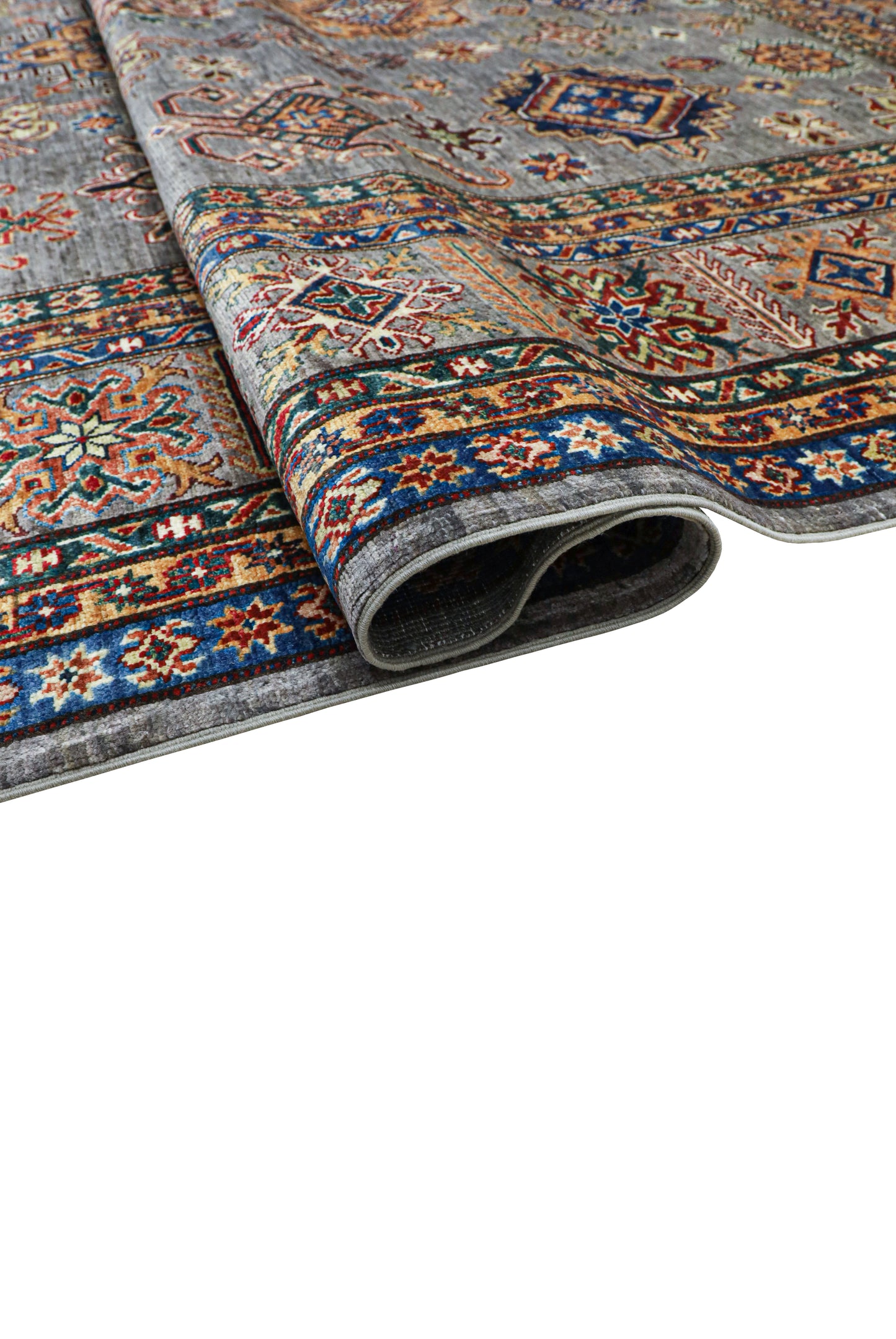 Supreme Kazak Grey Rug - 3.62*2.74