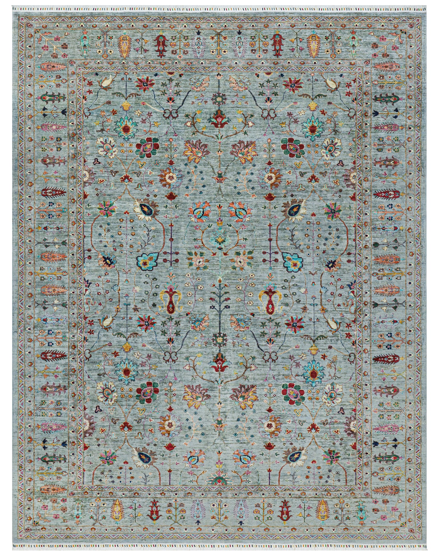 Supreme Sultani Pale Blue Rug - 3.98*3.08