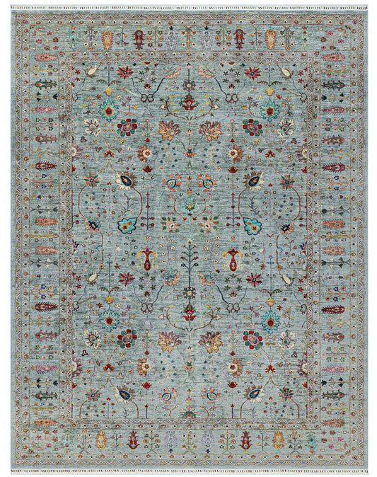 Supreme Sultani Pale Blue Rug - 3.98*3.08