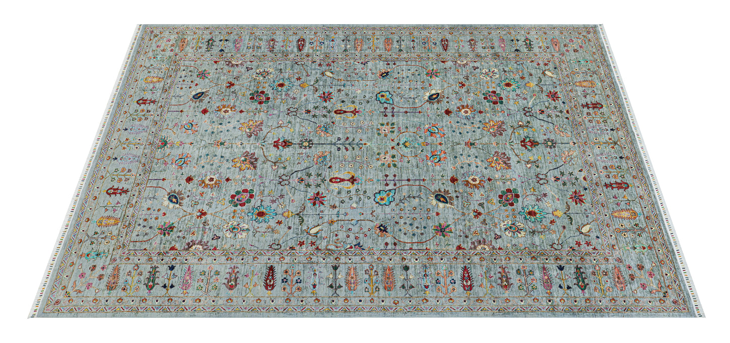 Supreme Sultani Pale Blue Rug - 3.98*3.08