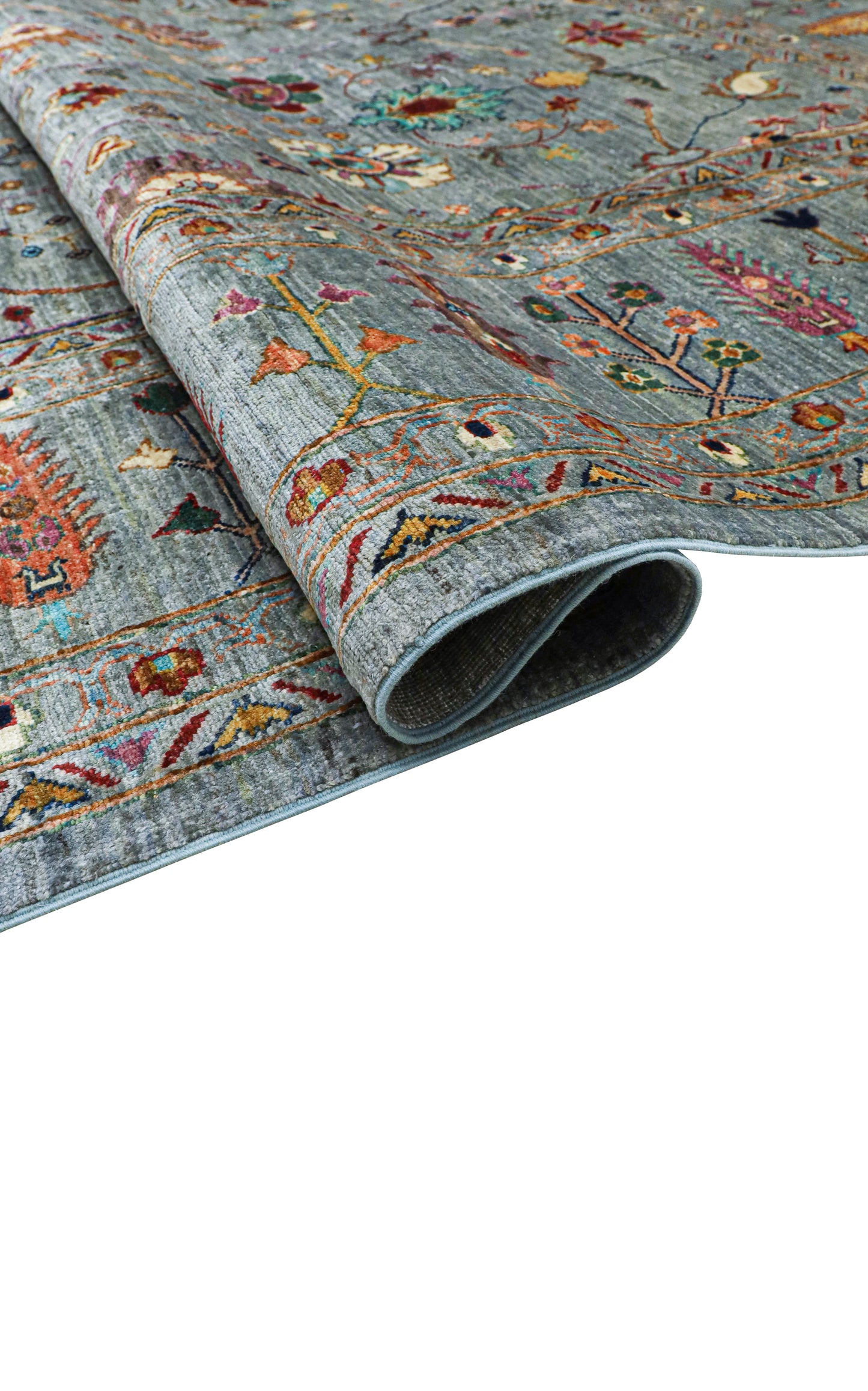 Supreme Sultani Pale Blue Rug - 3.98*3.08