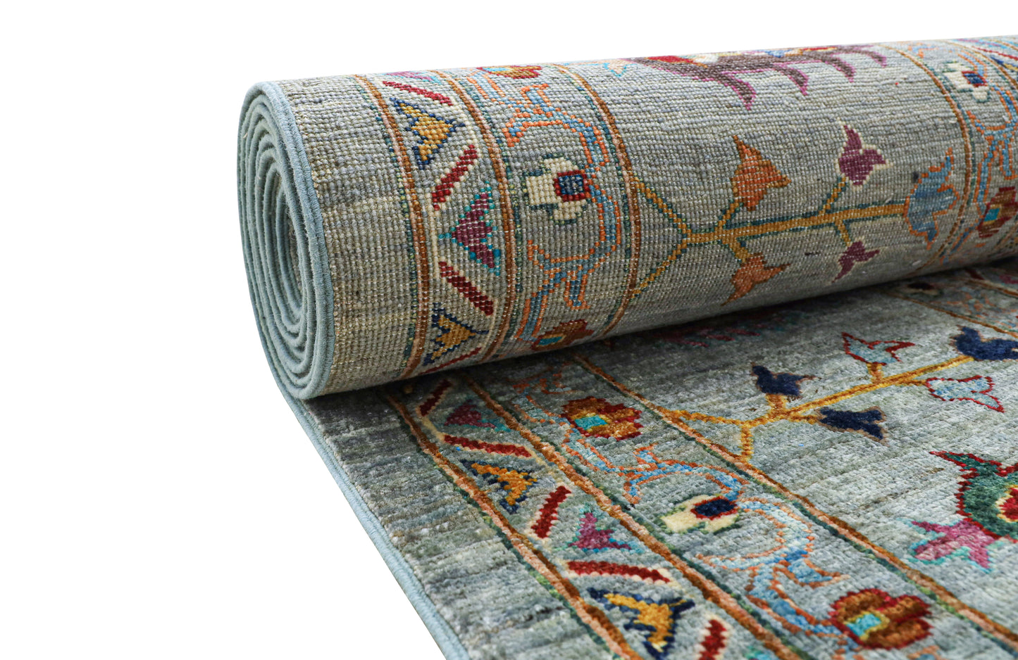 Supreme Sultani Pale Blue Rug - 3.98*3.08