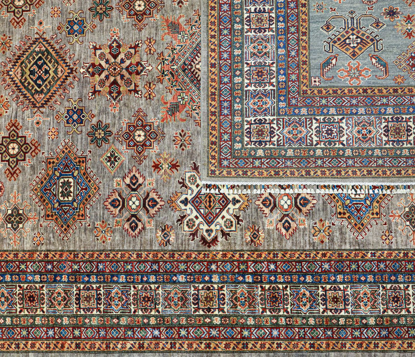 Supreme Kazak Pebble Beige Rug - 3.73*2.73