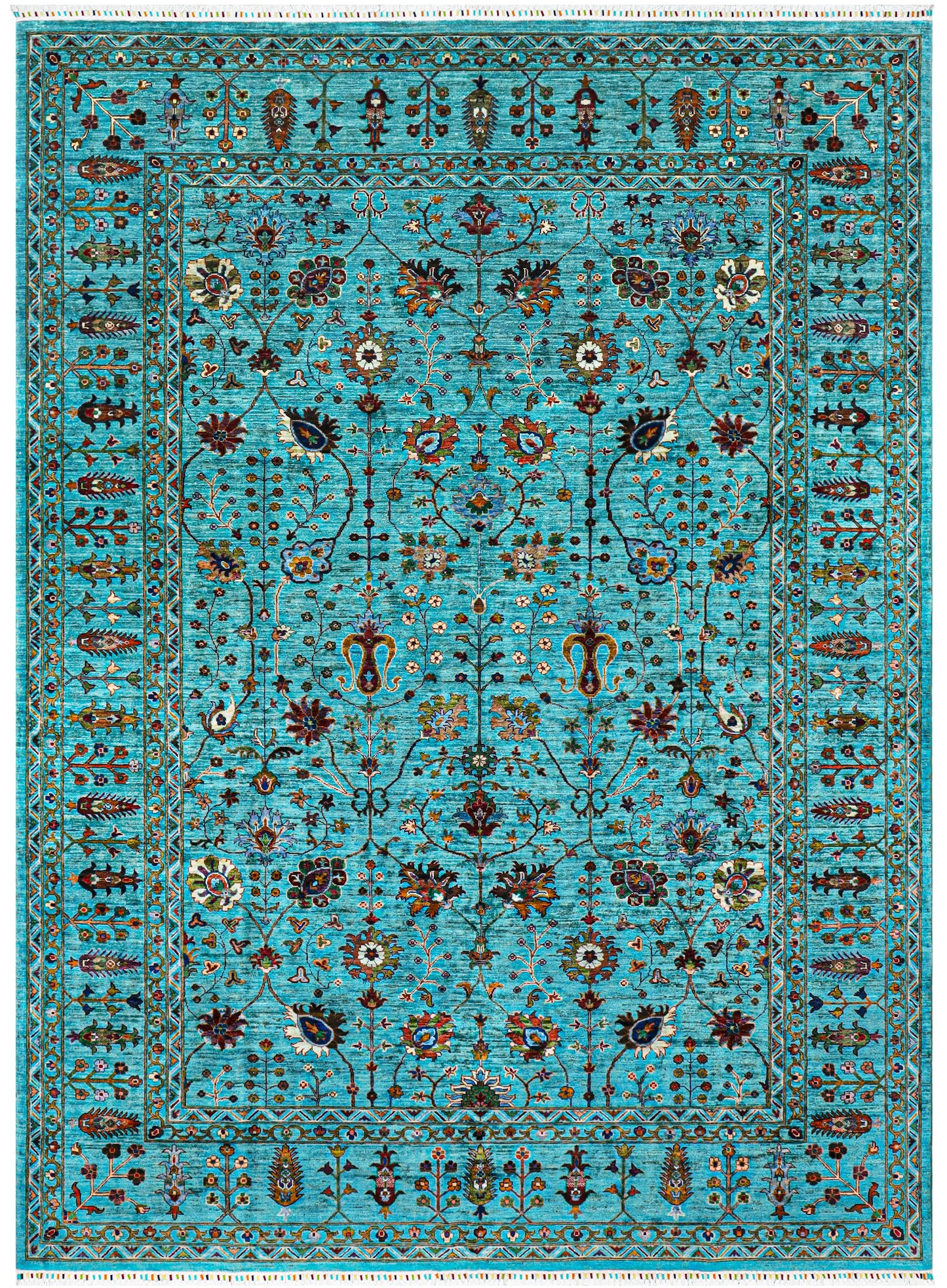 Supreme Sultani Blue Rug - 3.67*2.69