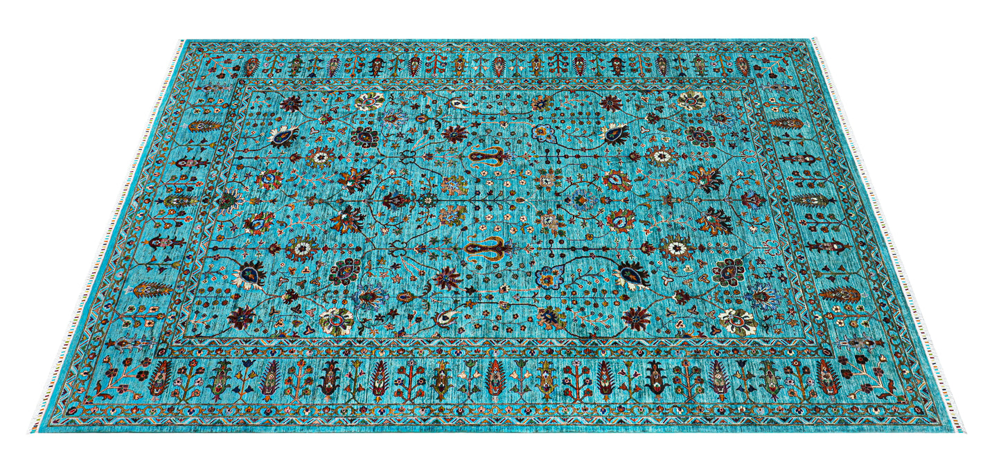 Supreme Sultani Blue Rug - 3.67*2.69