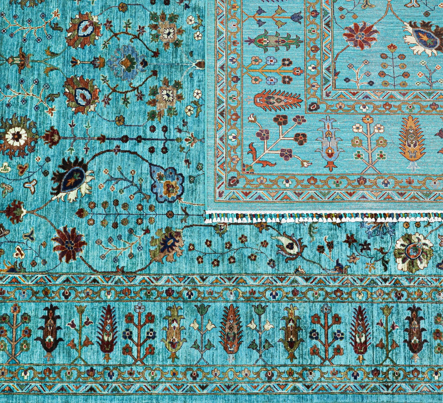 Supreme Sultani Blue Rug - 3.67*2.69